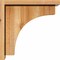 Ekena Millwork Huntington Rough Sawn Corbel w/Backplate, Western Red Cedar, 6"W x 14"D x 14"H COR06X14X14HUN01RWR - alternate 3